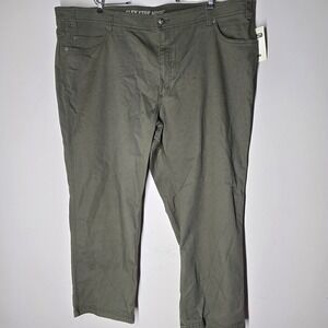 NWT Duluth Trading Flex Fire Hose Relaxed Fit 5-Pocket Work Pants 46 x 30 Green